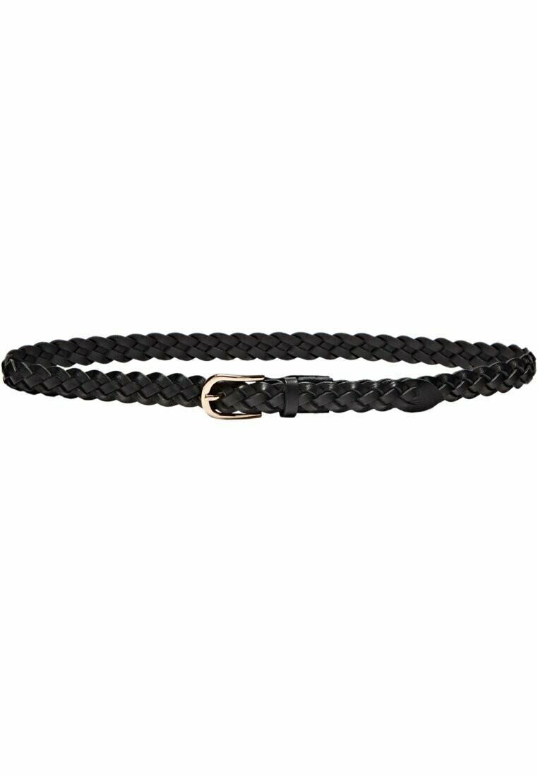 

Плетеный ремень Massimo Dutti, черный