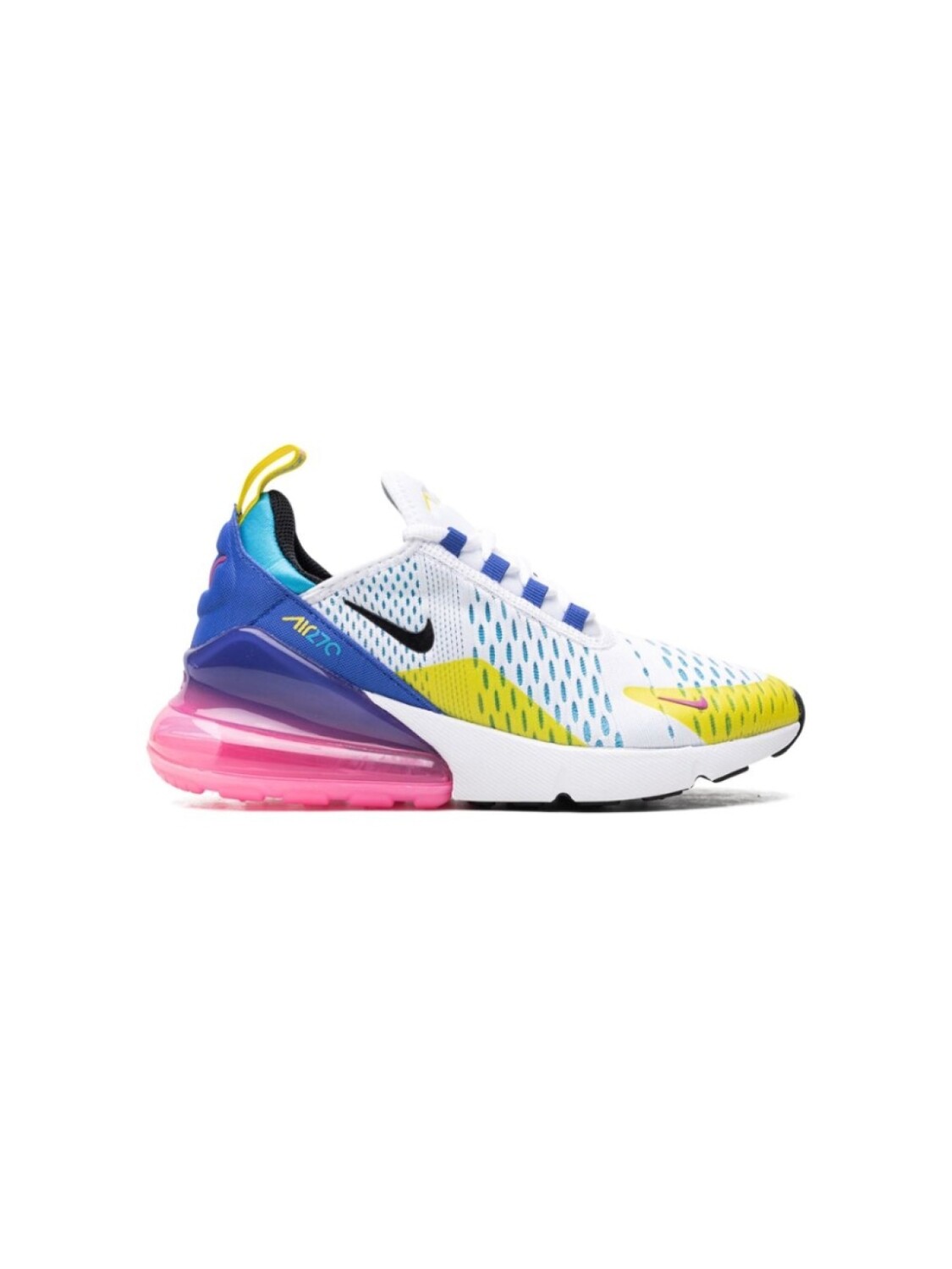 

Кроссовки Air Max 270 White/Hyper Royal Nike Kids, белый