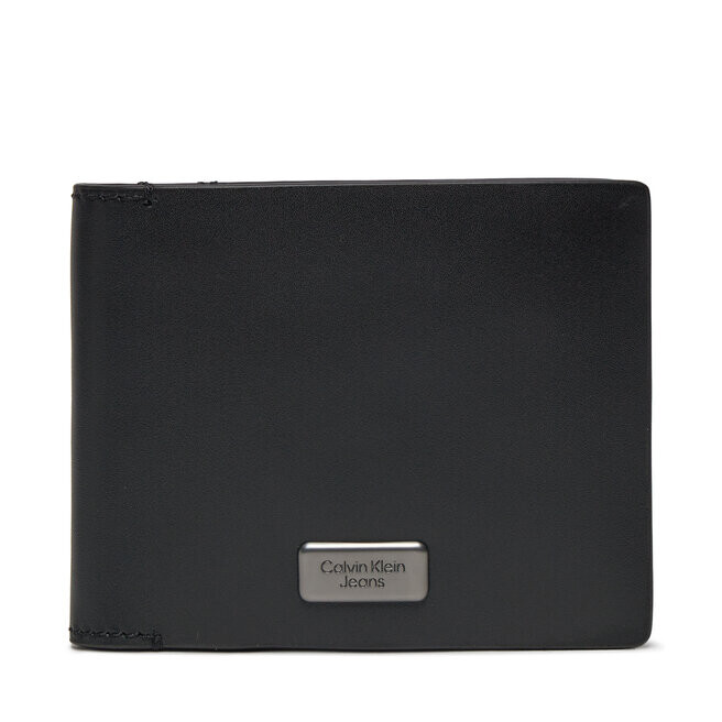 

Кошелек Calvin Klein Jeans InstPlaque Bifold, черный