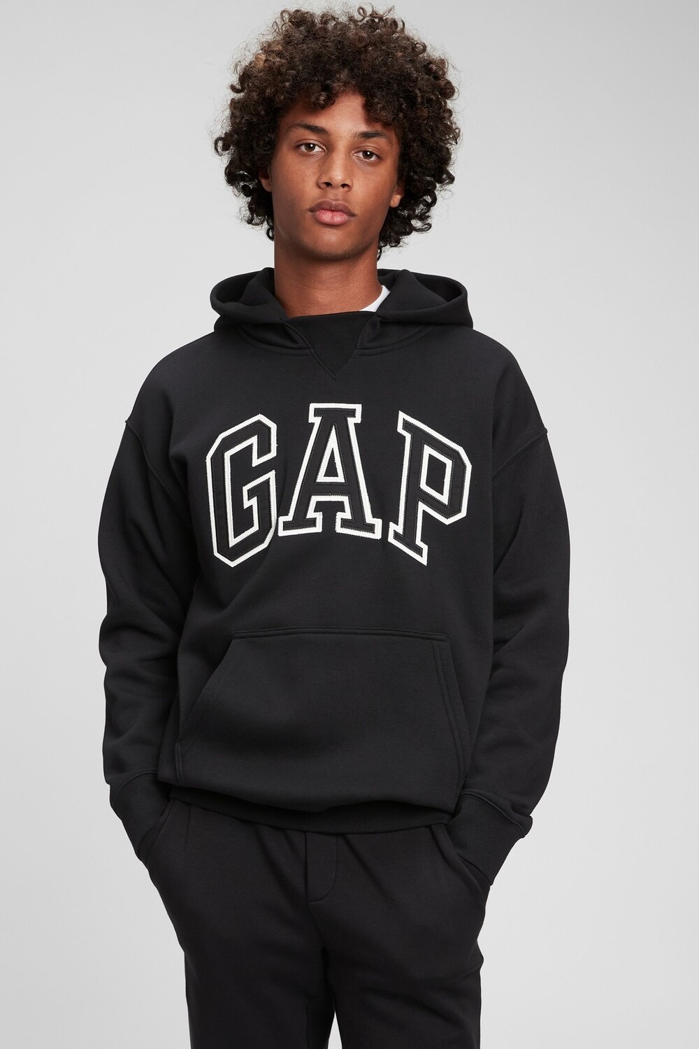 

Подростковая толстовка с логотипом Gap, черный
