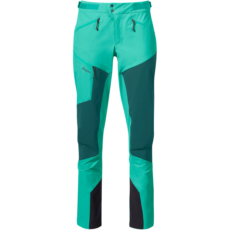 Женские брюки из софтшелла Tind Bergans, зеленый