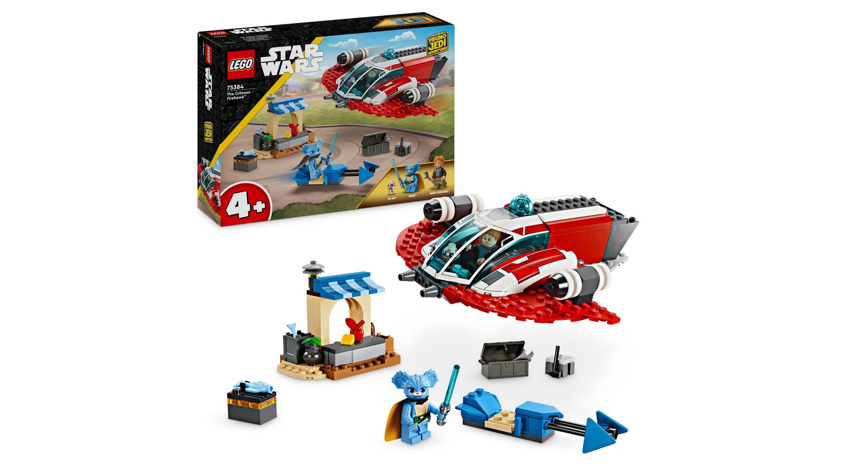 цена Lego Star Wars: Young Jedi Adventures Набор Багровый огнеястреб
