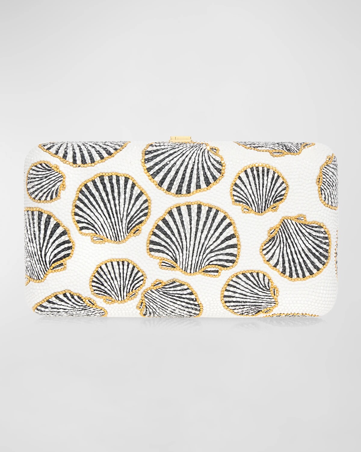 

Прямоугольный клатч Midnight Mollusk Aurum Judith Leiber Couture, цвет Champagne