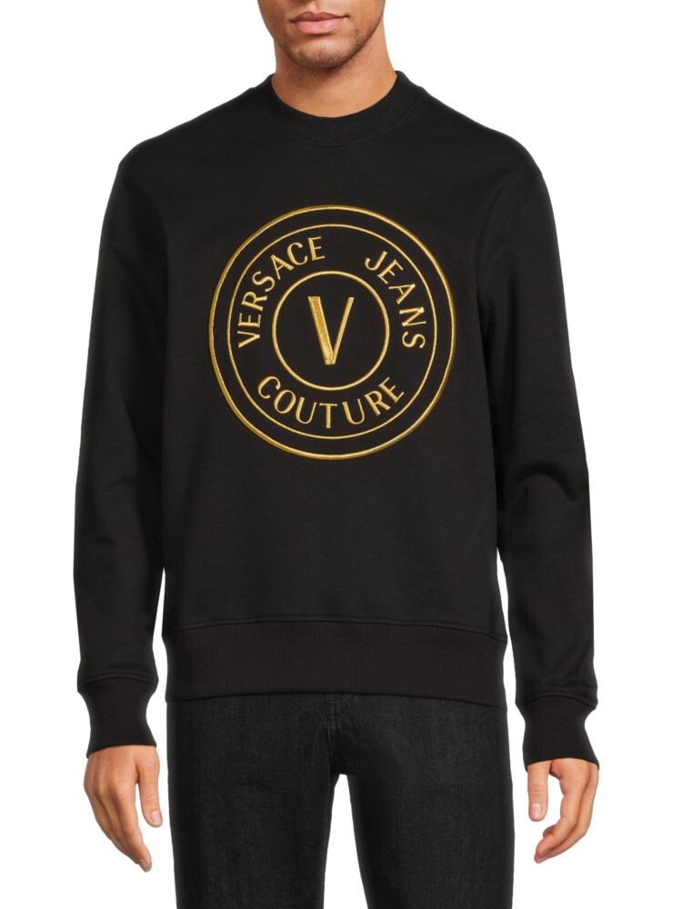 

Толстовка с логотипом Versace, цвет Black Gold