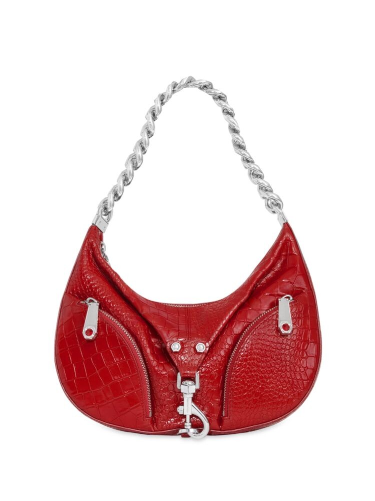 

Кожаная сумка через плечо Julian Rebecca Minkoff, цвет Chili
