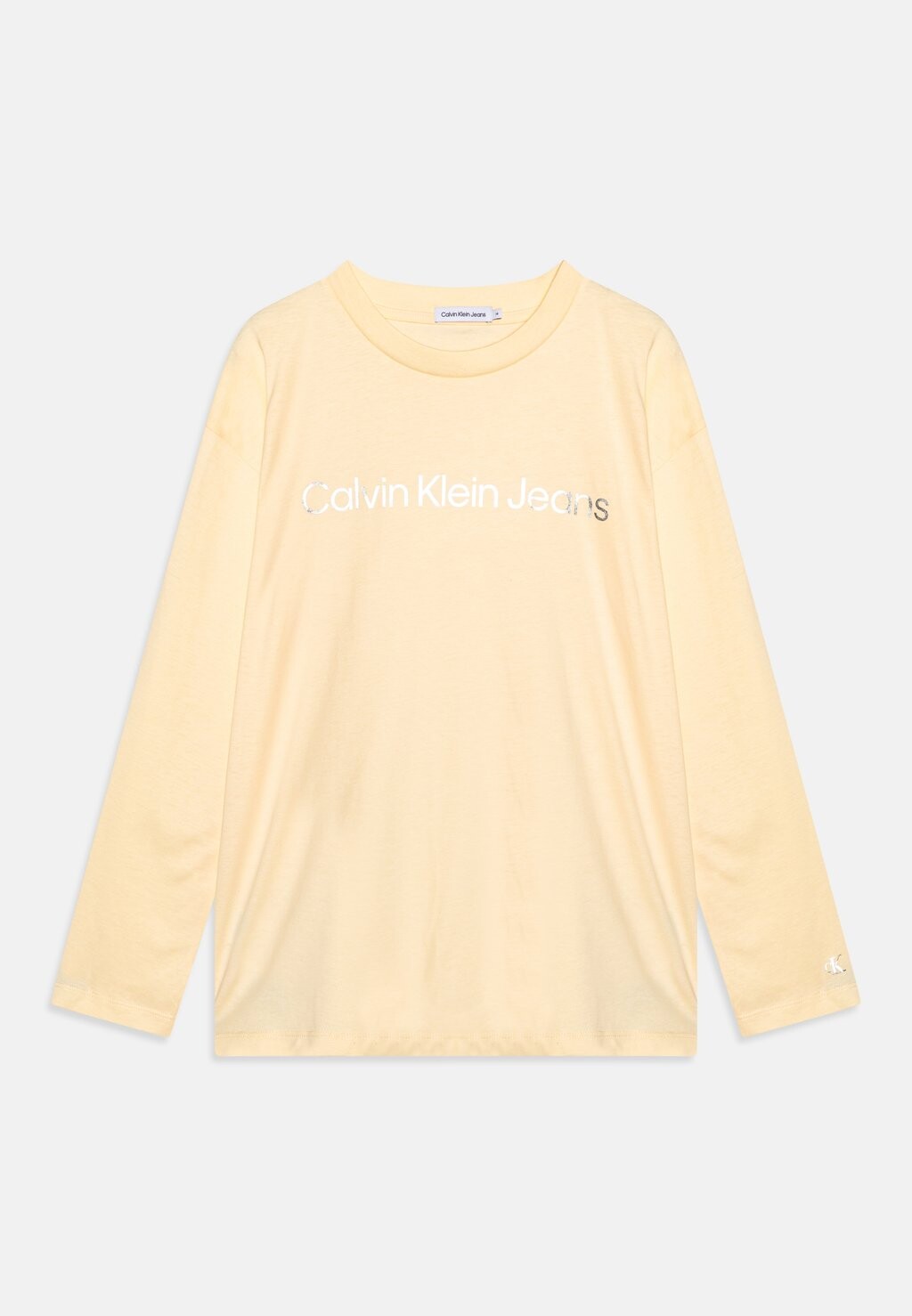 

Футболка с длинным рукавом Unisex Relaxed Logo Calvin Klein Jeans, цвет vanilla