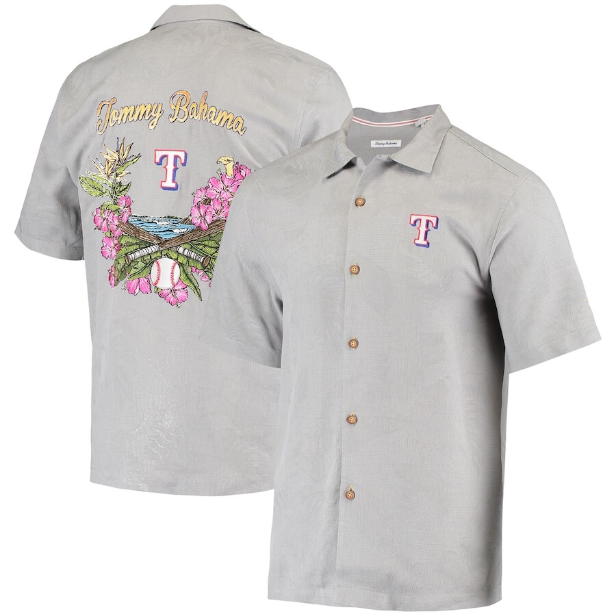

Рубашка Tommy Bahama Texas Rangers, серый