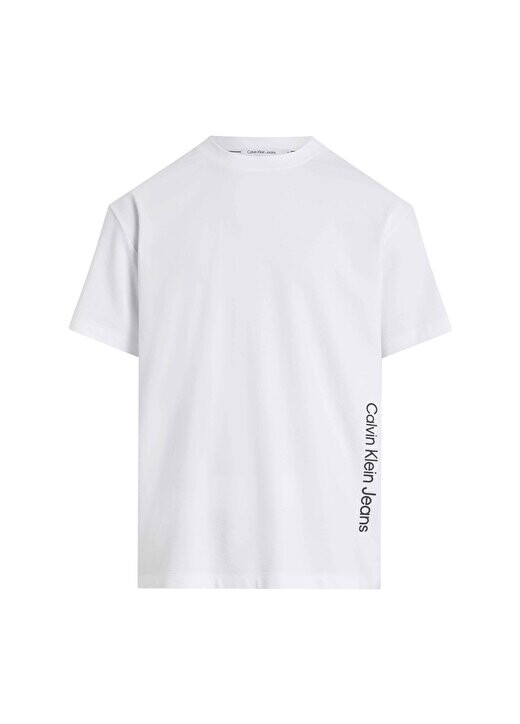 

Однотонная белая мужская футболка J30J325191YAF Calvin Klein Jeans, белый