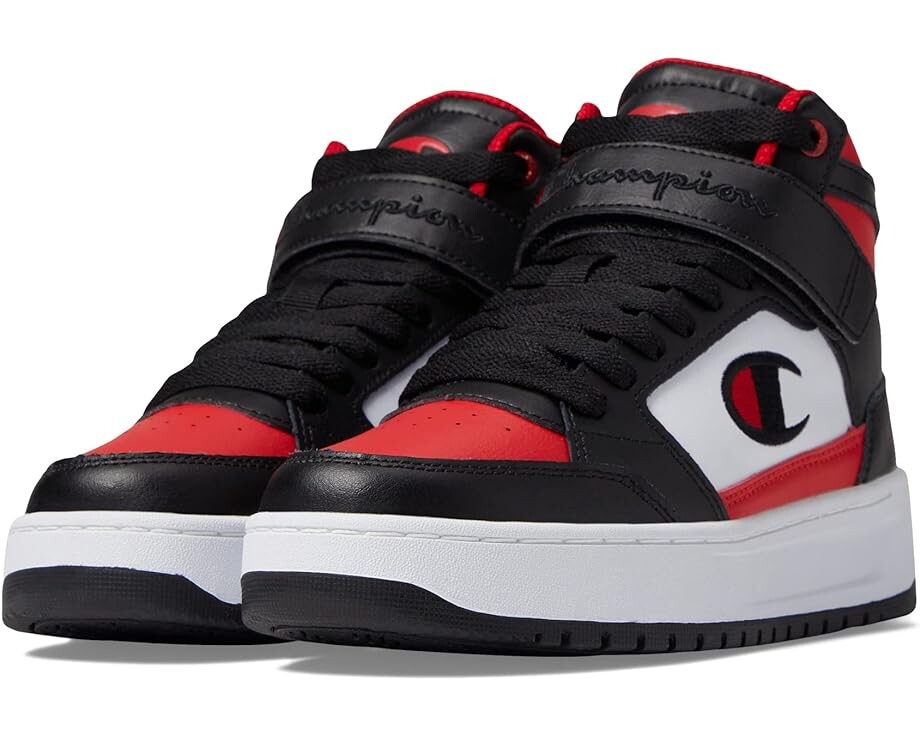 

Кроссовки Champion Drome Hi CB, цвет White/Black/Scarlet