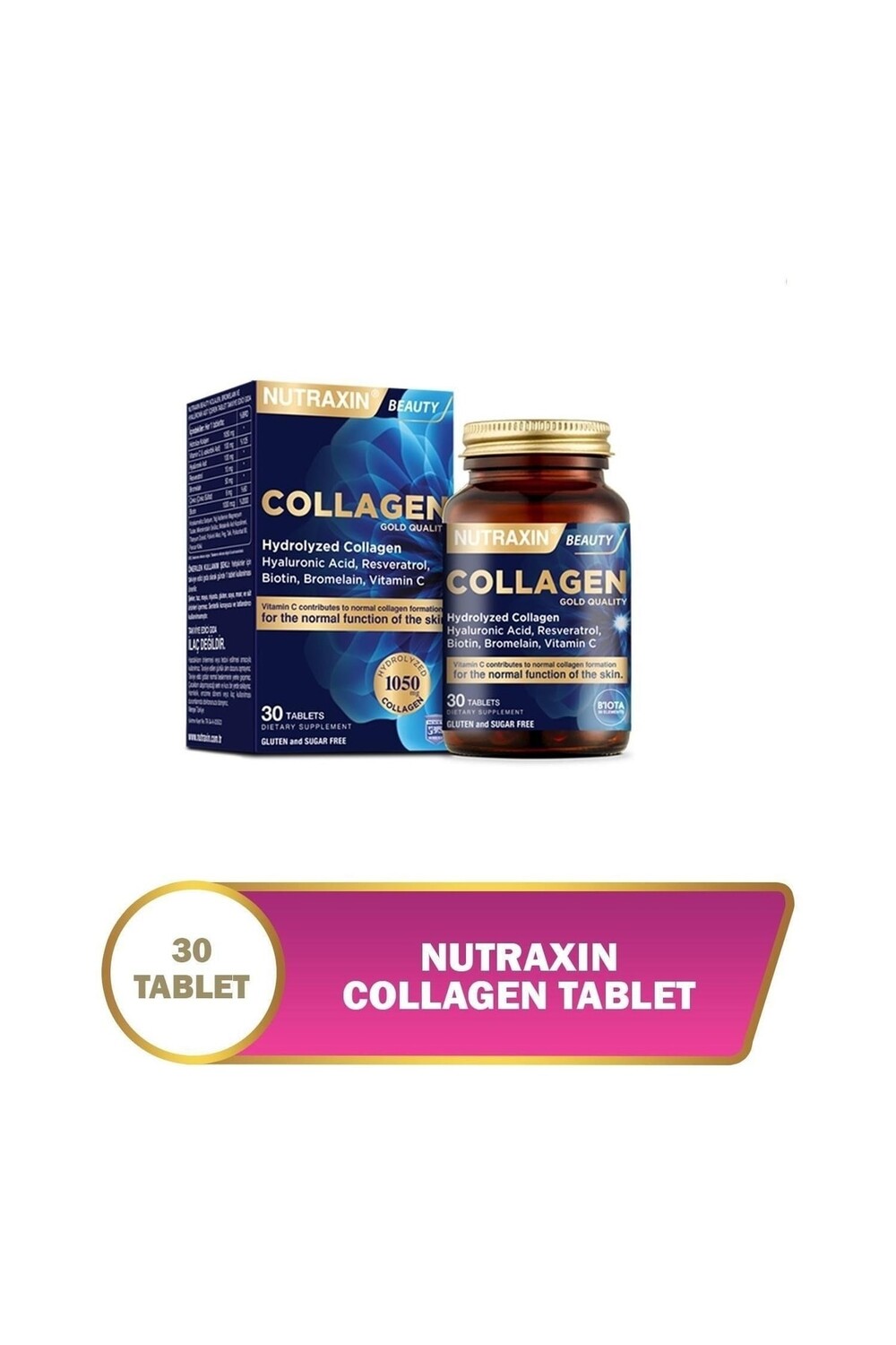 

Nutraxin Beauty Collagen Gold Quality 30 таблеток