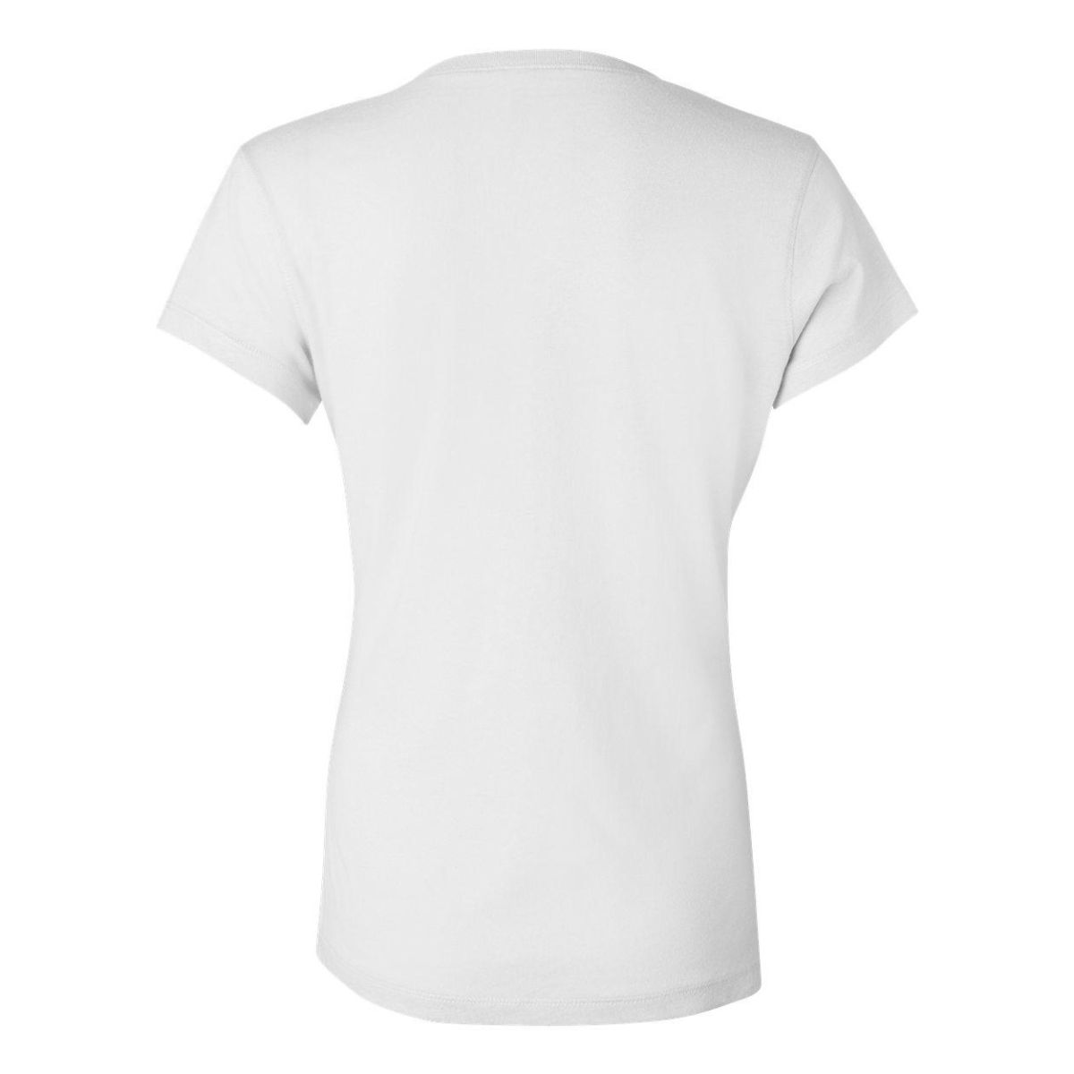 Женская трикотажная футболка с v-образным вырезом Bella+Canvas, белый