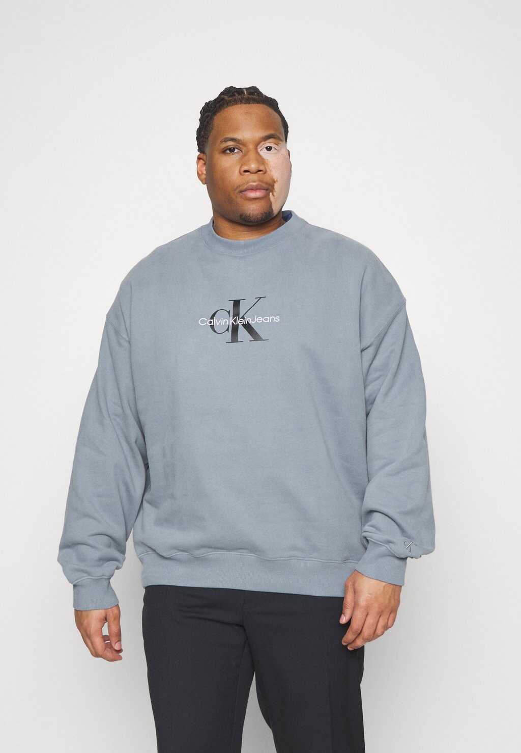 

Толстовка Calvin Klein Plus Monologo, серый