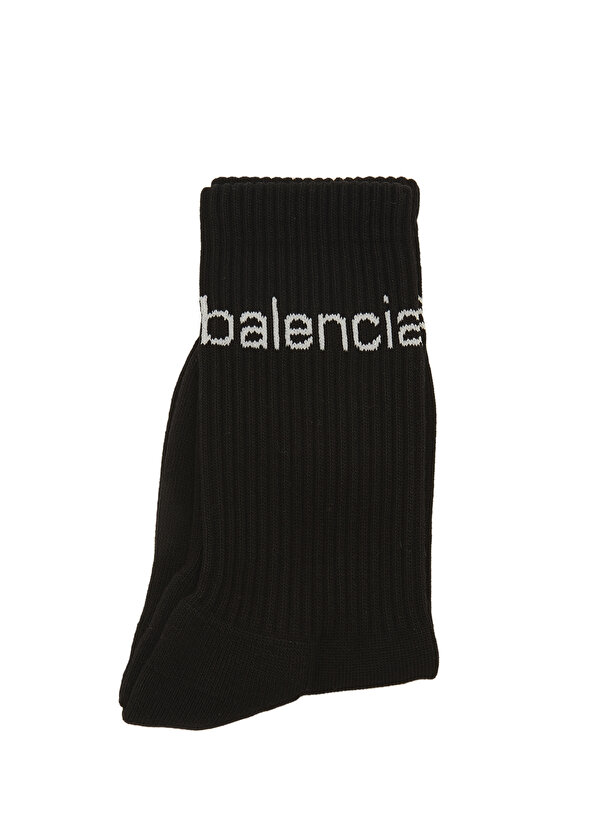 Черные женские носки с логотипом Balenciaga