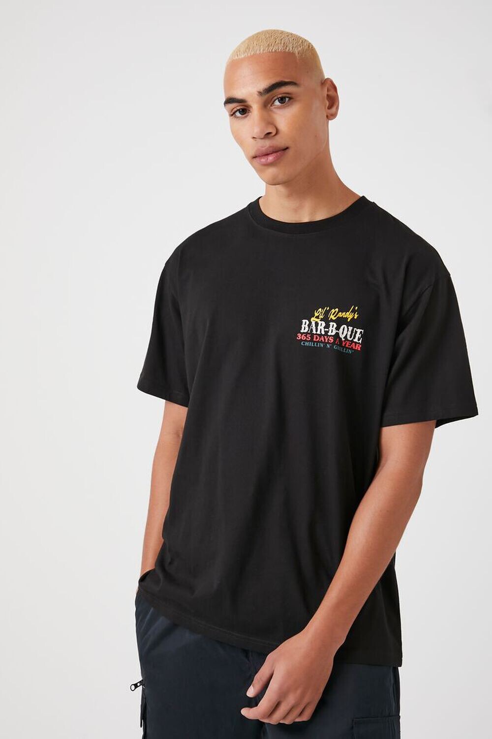 

Футболка с рисунком Lil Randys Forever 21, черный