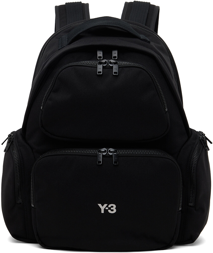 

Черный рюкзак из плотной ткани Y-3, цвет Black