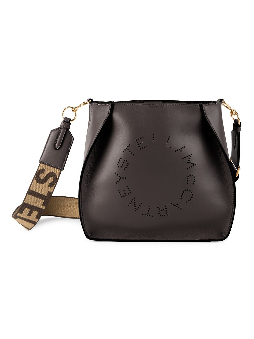 

Сумка через плечо с логотипом Stella Stella McCartney, черный