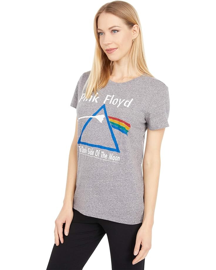 

Футболка Lucky Brand Pink Floyd Dark Side Graphic Tee, цвет Heather Grey