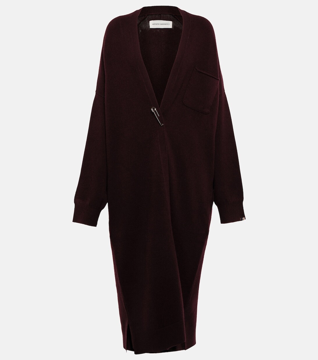 

Кардиган N°61 Koto из смесового кашемира EXTREME CASHMERE, фиолетовый
