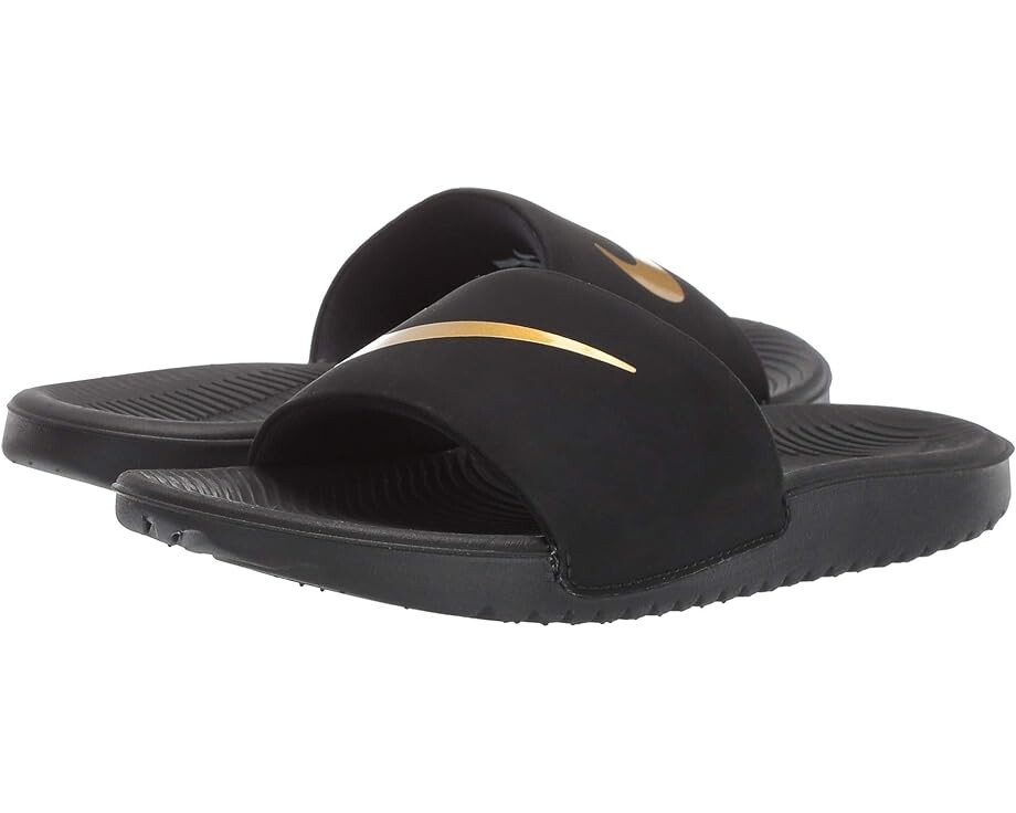 

Сандалии Nike Kawa Slide, цвет Black/Metallic Gold