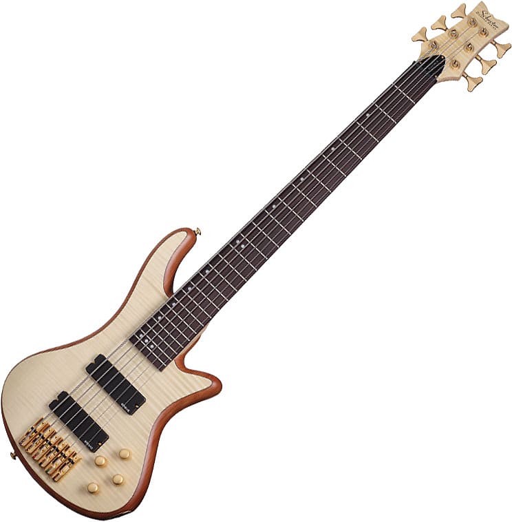Басс гитара Schecter Stiletto Custom-6 Electric Bass Gloss Natural