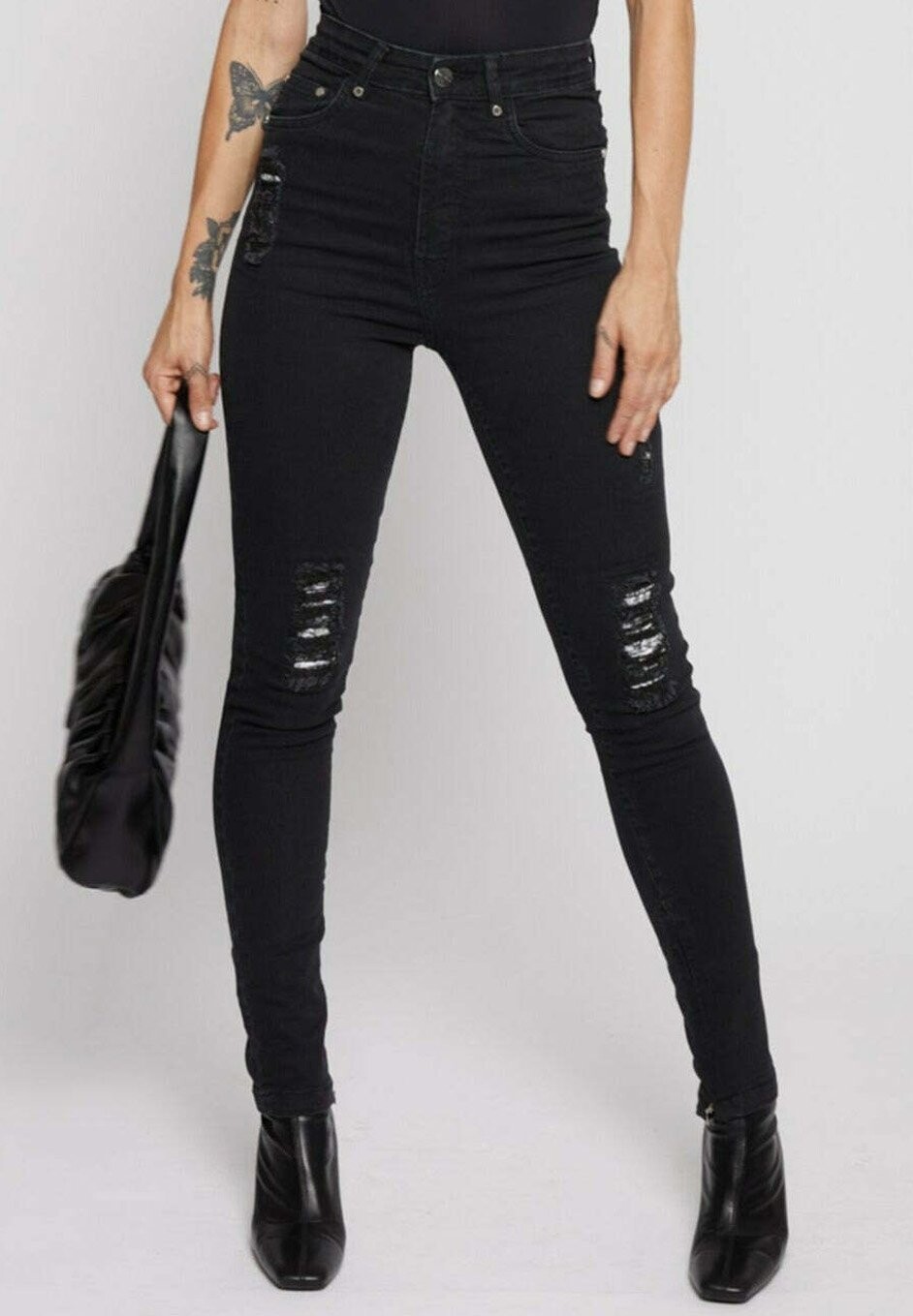 

Джинсы Skinny Fit HERMAN&CO, черный