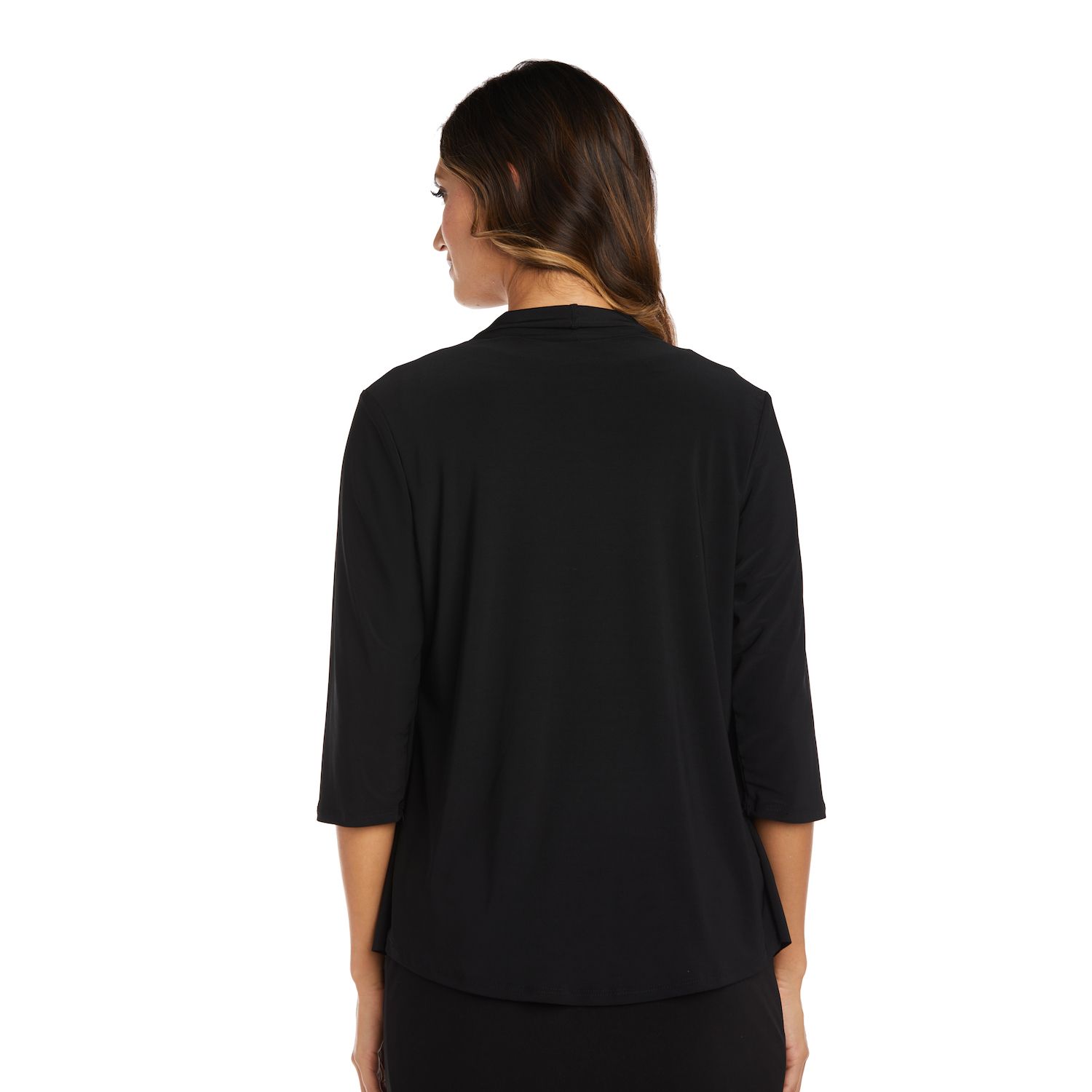 цена Женские плечевые шорты R&M Richards с драпировкой и передом R&M Richards, черный