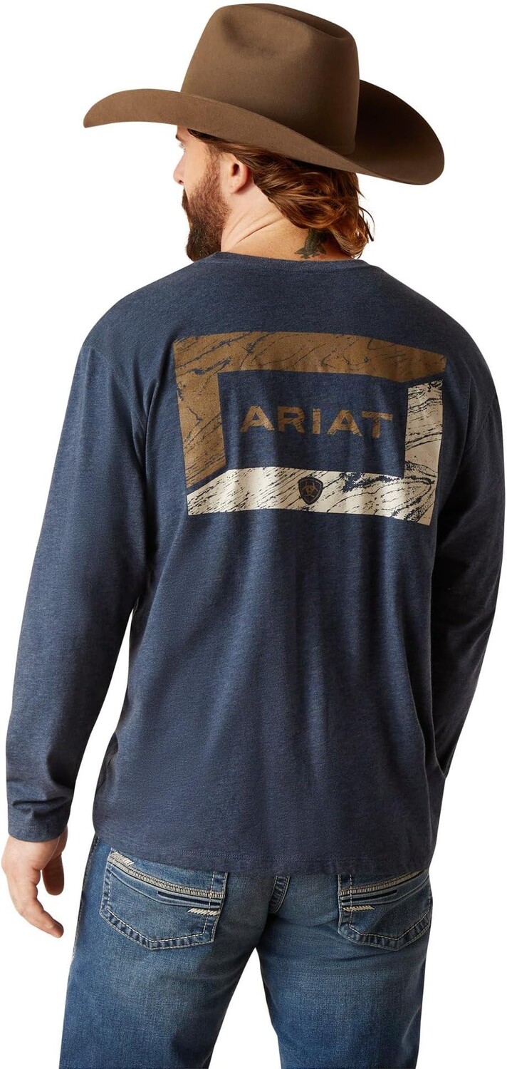 

Футболка из шпона Ariat, цвет Navy Heather