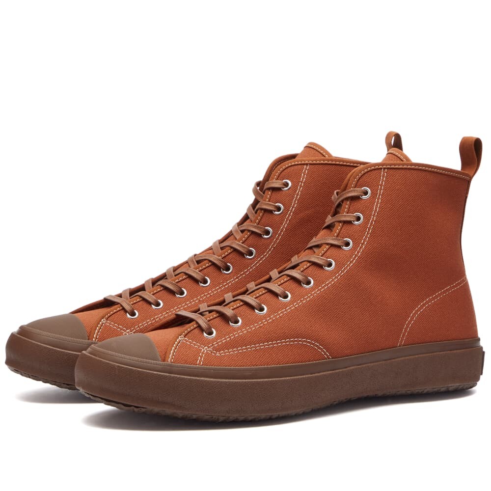 

Кроссовки Moonstar Hi Basket, коричневый