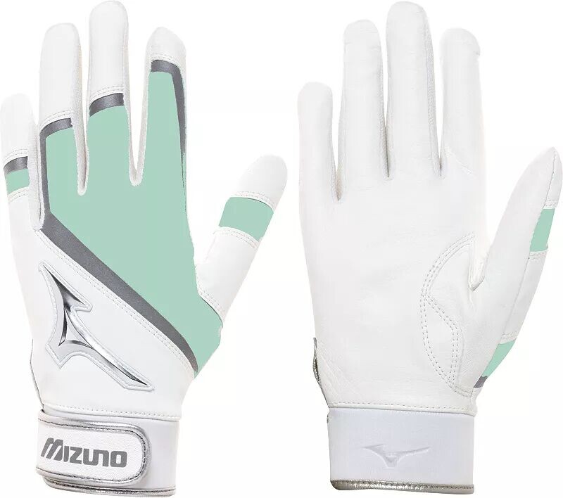 

Женские перчатки для софтбола Mizuno Prime SE, белый/мятный