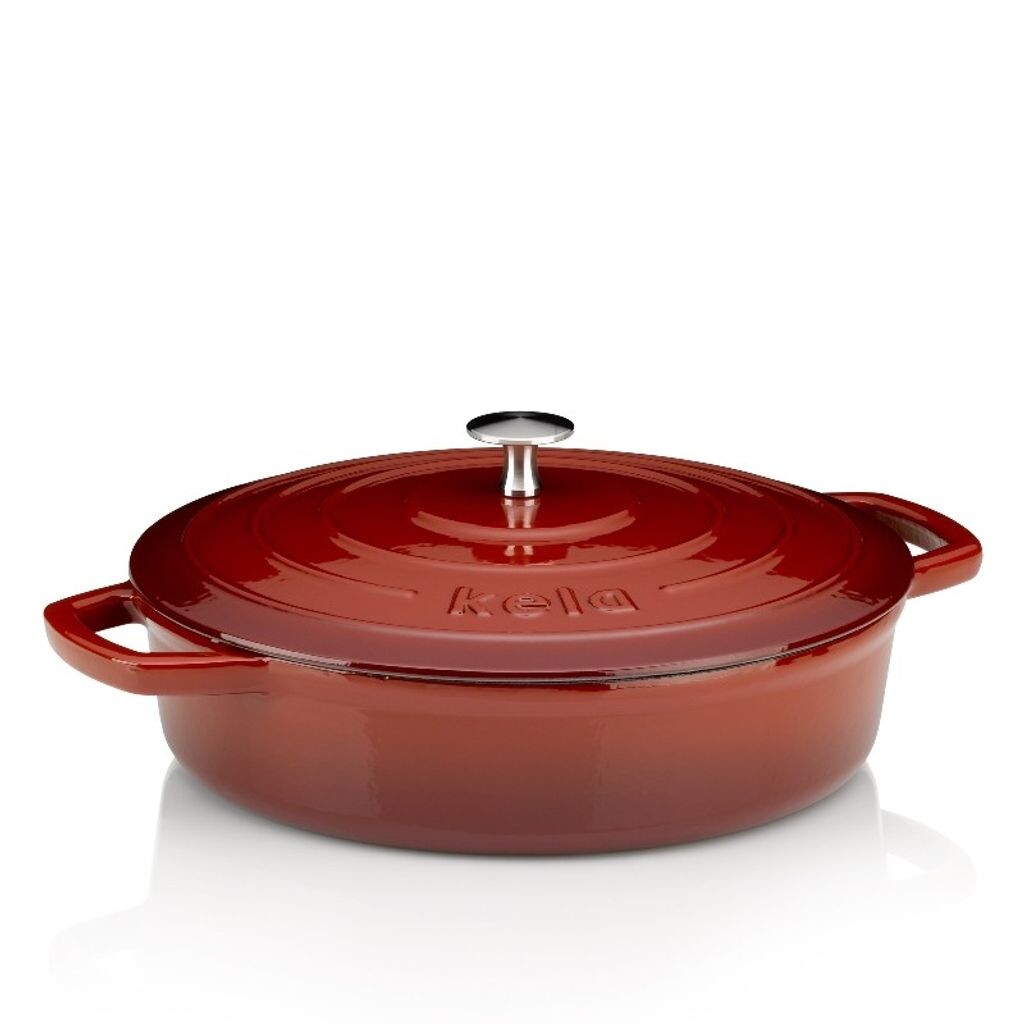 

KELA Чугунная кастрюля Calido 28 см красный KL-11938