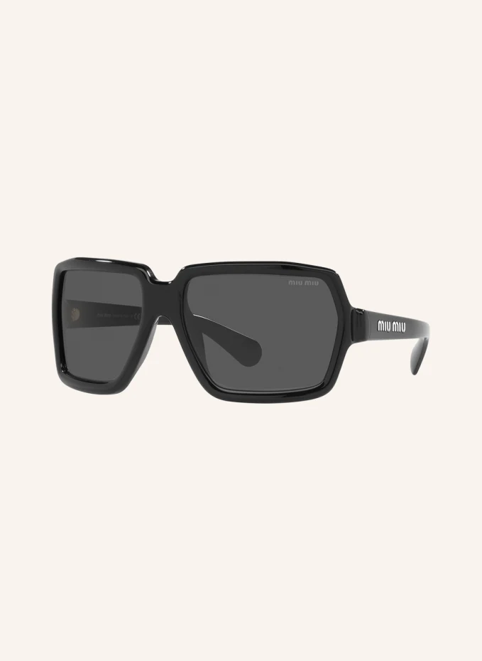 Солнцезащитные очки mu06ws Miu Miu, черный