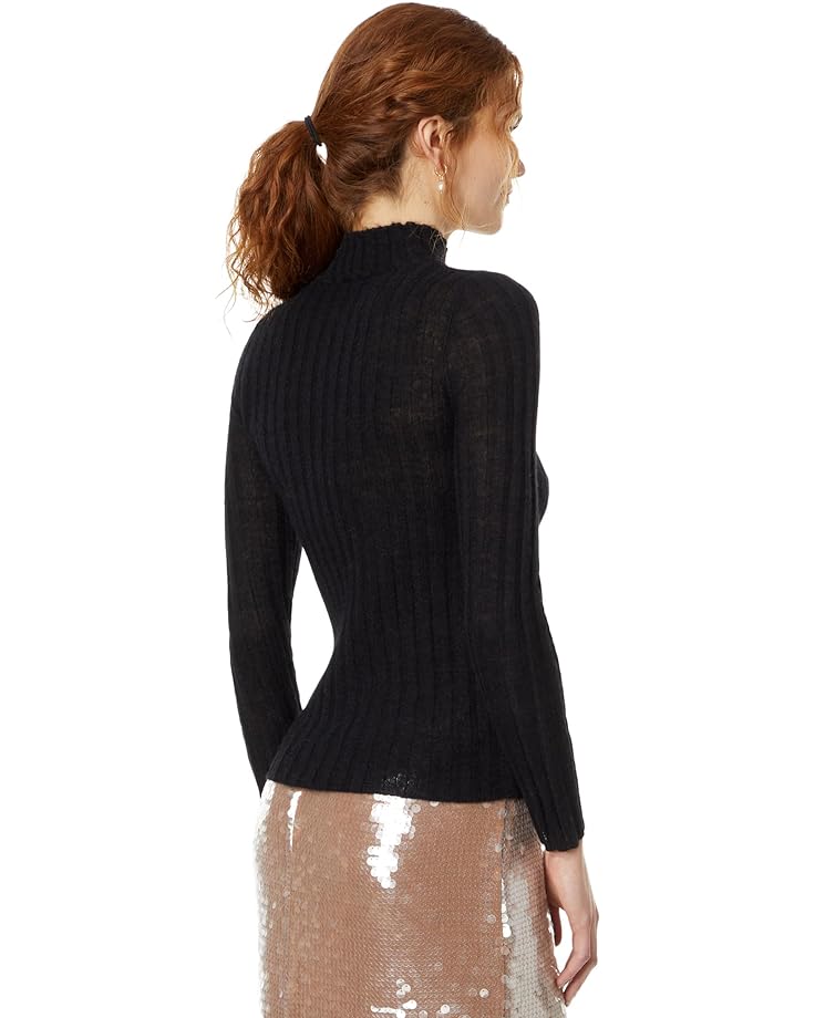 Свитер Madewell Alpaca-Blend Mockneck Sweater, реальный черный