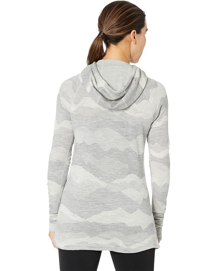 

Худи Smartwool Merino 250 Drape Neck Hoodie, цвет Light Gray Mountain Scape