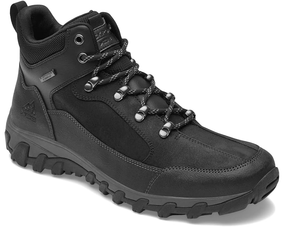 Походные ботинки Rockport Cold Springs Plus Hiker II Waterproof, цвет Black Leather Waterproof