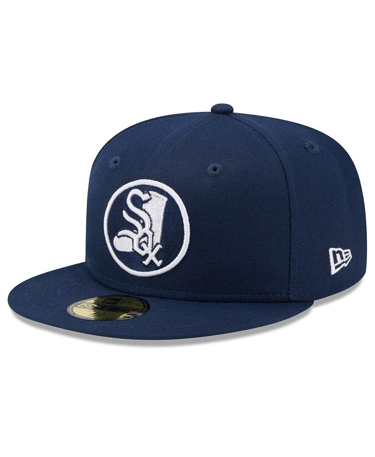 

Мужская темно-синяя кепка Chicago White Sox Cooperstown Collection Oceanside Green Undervisor 59Fifty New Era