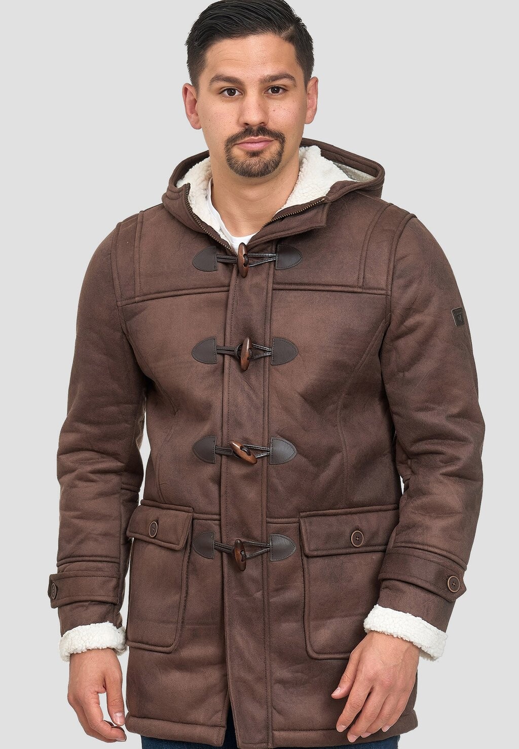 

Зимнее пальто INDICODE JEANS, цвет mottled brown