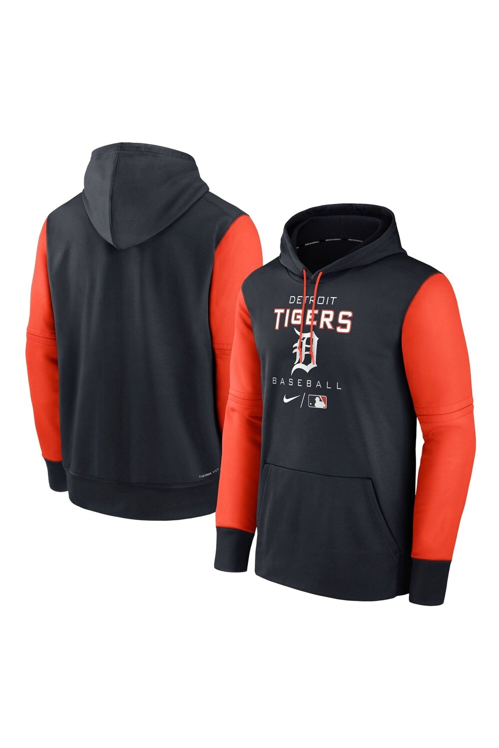 

Толстовка Nike Fanatics Detroit Tigers Therma Nike, черный
