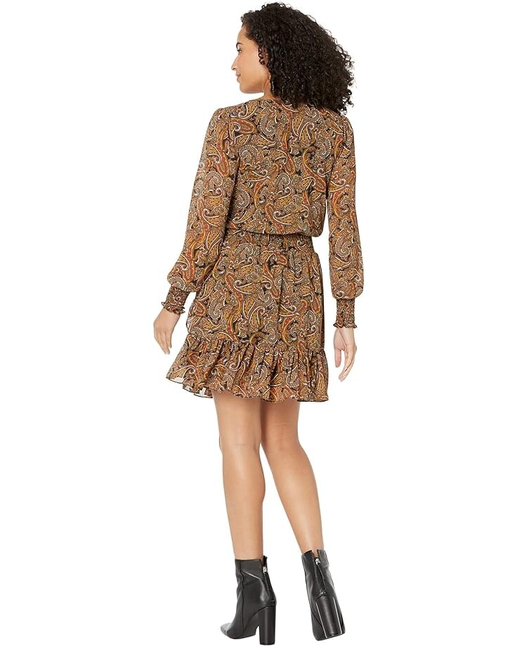 

Платье Michael Kors Paisley Smock Dress, цвет Sienna