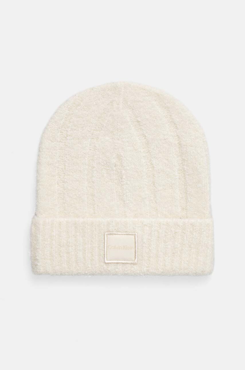 

Кепка из смесовой шерсти Calvin Klein, бежевый