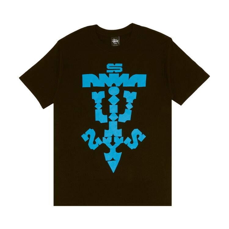 

Футболка Stussy Letman 'Black', черный