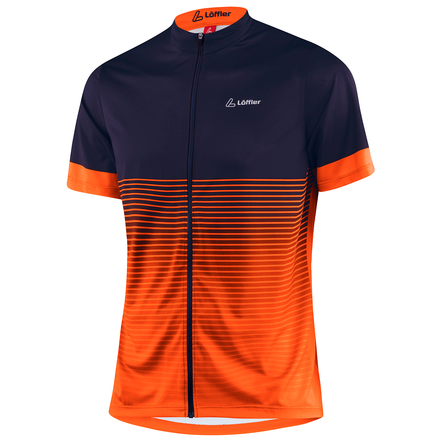 Велосипедный трикотаж Löffler Bike Shirt Full Zip Stream 3 0, оранжевый