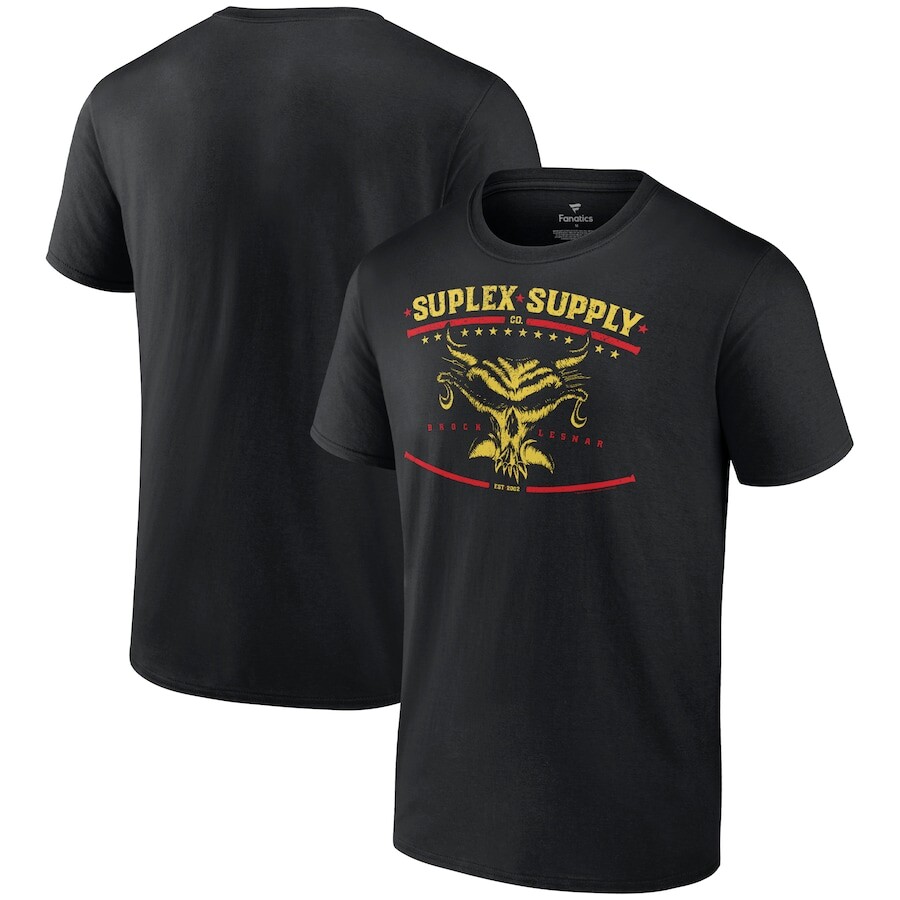 

Футболка с коротким рукавом Fanatics Branded Brock Lesnar, черный