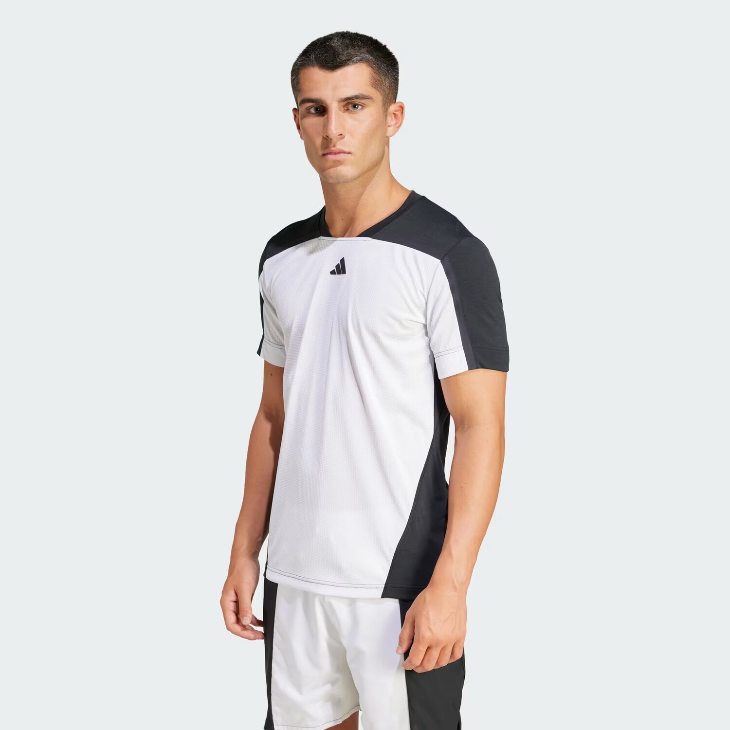 

Теннисная футболка HEAT.RDY Pro FreeLift Adidas, цвет White/Black