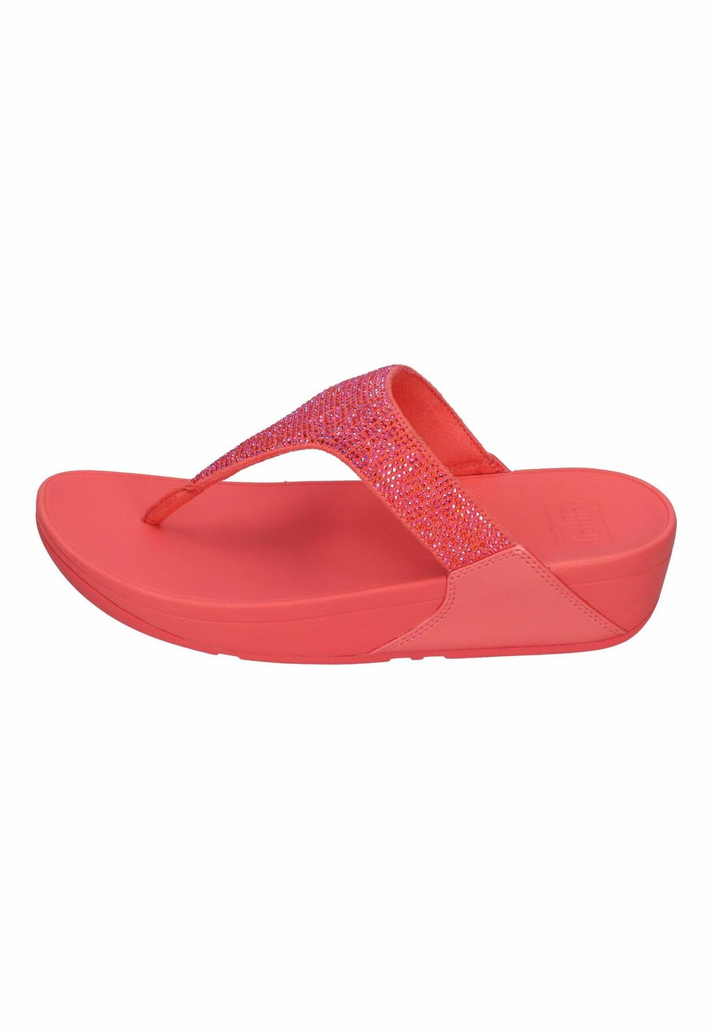 rosy lily Сандалии ZEHENTRENNER LULU CRYSTAL TOE POST EC5 FitFlop, цвет rosy coral