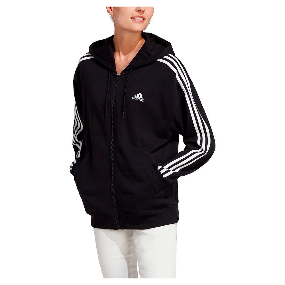 

Толстовка adidas Sportswear 3S Ft O Full Zip, черный