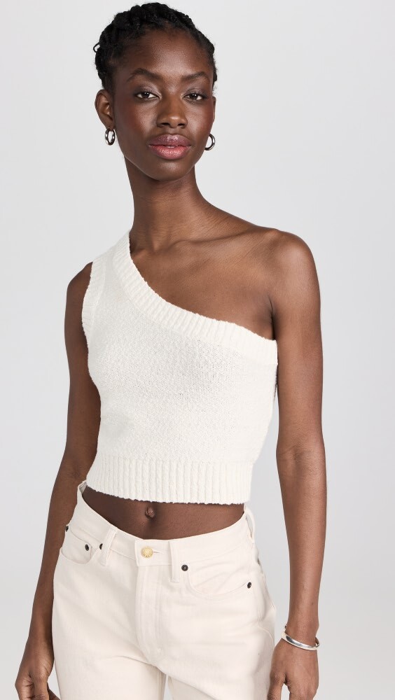 

Свитер Madewell Textural-Knit One-Shoulder Tank