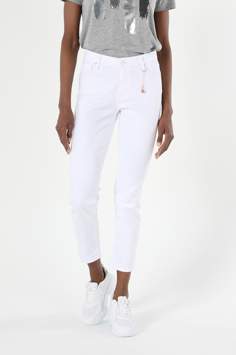 

Облегающие джинсы Carla Colin'S, белый