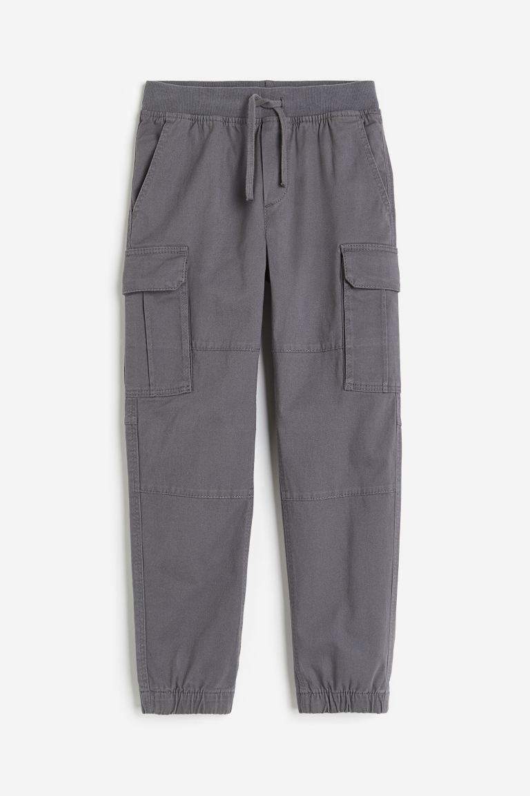 Брюки-Карго H&M, серый брюки карго gulliver карманы размер 170 черный