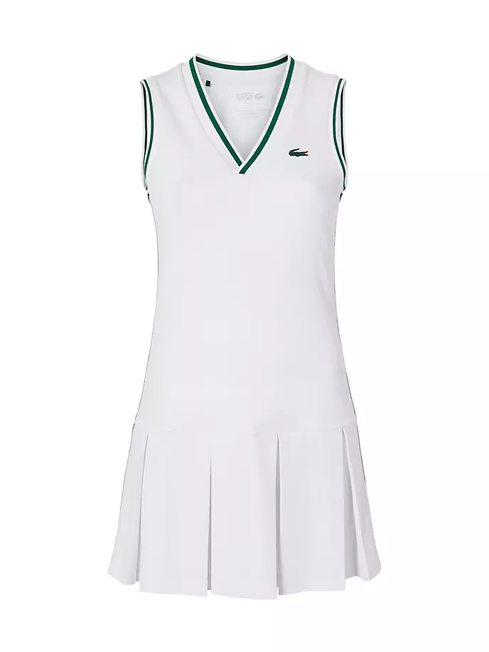 

Теннисное платье из пике Lacoste x Bandier Performance Lacoste X Bandier, белый