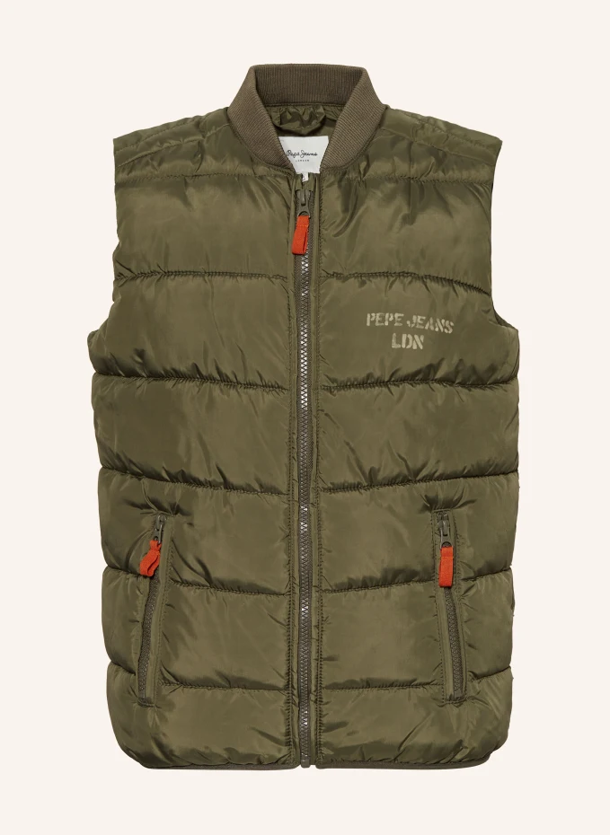 

Стеганый жилет Pepe Jeans, зеленый